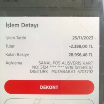 Digiturk Adına Beni Arayıp 2330 Tl Paramı Aldılar