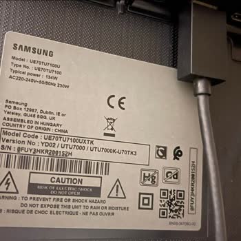 Samsung 70tu7100 Marka Cihaz Panel Sorunu