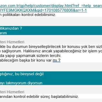 Amazon İade Kargo Ücreti İstenmesi