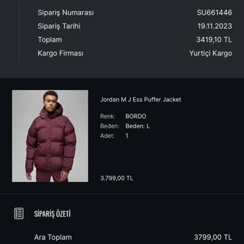 Sneaks Up Aldığım Montu Habersiz Kafasına Göre İptal Ediyor