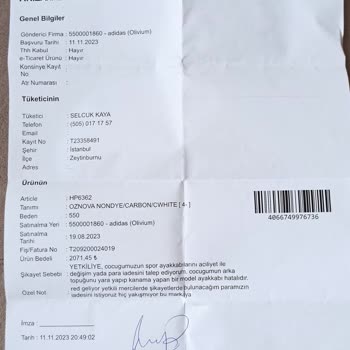 Adidas Marka Ayakkabının Arka Topuğa Verdiği Yaralanma Ve