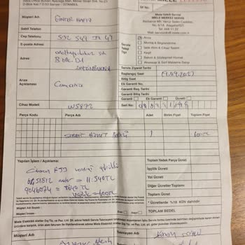 Miele Çamaşır Makinesinin Tamir Edilmemesi