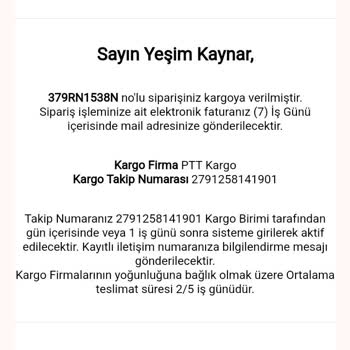 Aktaş Hobi Market Siparişimin Kontrollü Bir Şekilde Kargoya Verilmemesi