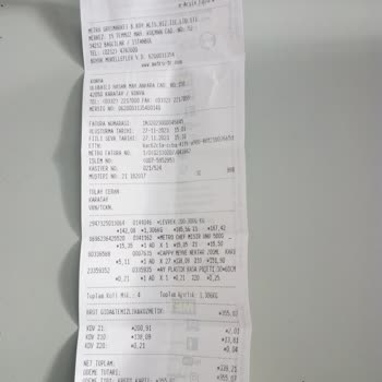 Metro Grossmarket Meyve Suyu Almak Zorunda Kaldık