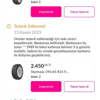 Pazarama Puan Ve İndirim Yüklenmedi