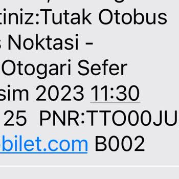 Obilet Otobüs Bileti İadesi