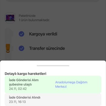 Hepsijet Kargo Firması İade Edeceğim Ürünü Satıcıya Ulaştırmıyor