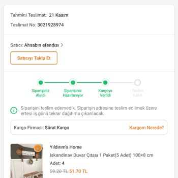 Sürat Kargo Lüleburgaz Şubesi Sorumsuzluğu