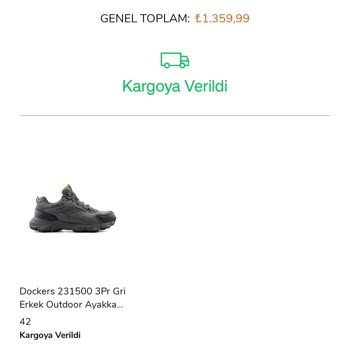 Çetinkaya Kargolandı Yazan Ürünün, Kargolanmaması