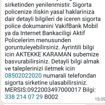 VakıfBank Sari Panjur Konut Paket Sigortası