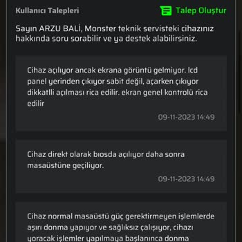 Monster Teknik Servis Kötü