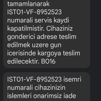 Mercan İletişim Cep Telefonu Servis Sıkıntısı