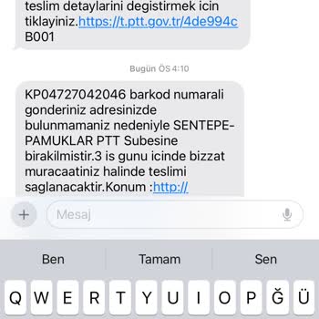 PTT Kargo Evde Yoktunuz Bahanesiyle Kargom Teslim Edilmedi!