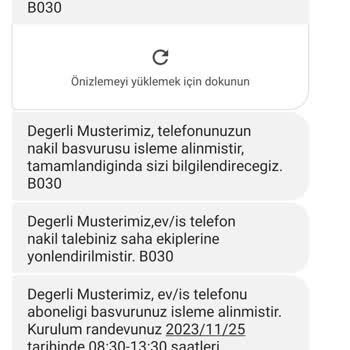 Türk Telekom Nakil İşlemim Yapılmıyor