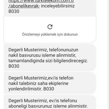 Türk Telekom Nakil İşlemim Yapılmıyor