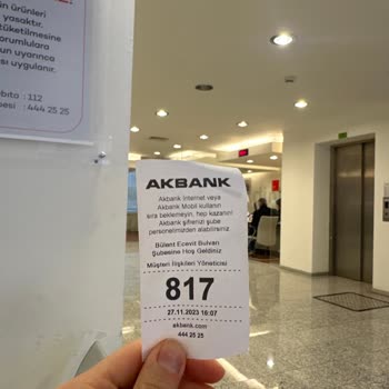 Akbank Antalya Şubesinde İşlemlerin Yürüyememesi