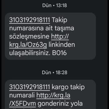 Aras Kargo Spil Şubesi Zamanında Kargomu Getirmiyor