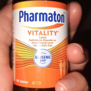 Pharmaton Vitality Vitamin Filan Değil