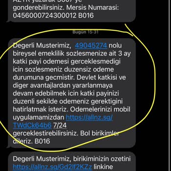 Allianz Hayat ve Emeklilik Allianz'ın Sistem Hatası Tüm Birikimini Havaya Atıyor!