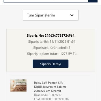 English Home Kargomu Bir Türlü Göndermiyor
