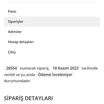 Otonomisepeti Kargo Hazırlanıyor Şeklinde Beklemede