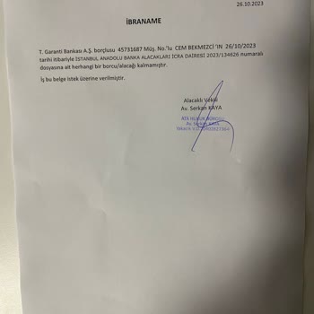 İstanbul İcra Dairesi İstanbul Anadolu Banka Alacakları İcra Dairesi