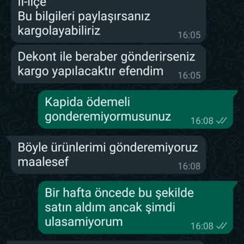 ZM Saat Ürün Satın Alma Ve İptal