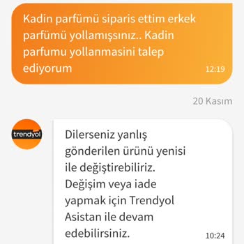 Evyapshop.com Trendyol Evyap Yanlış Ürün Değişimi