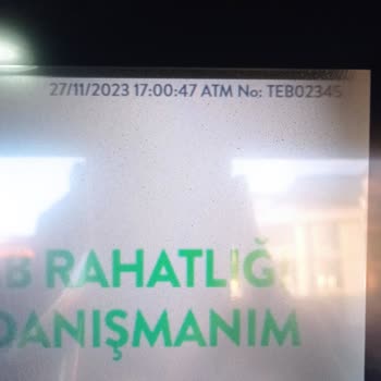 TEB ATM Parayı Yuttu