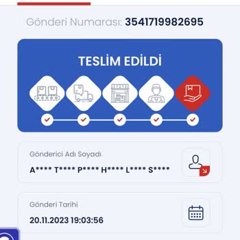 Aras Kargo Kargom Bana Gelmeden İadeye Gitti
