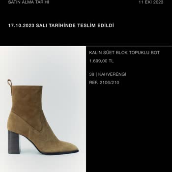 Zara Kusurlu Ürün İade