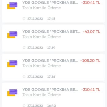 Tosla İzinsiz Para Çekme