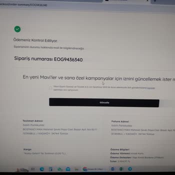 Mavi Sipariş Aldatmacası