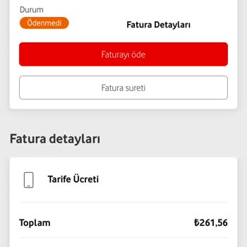 Vodafone Şebeke Sorunları Ve Fatura Haksız Bedel Talebi