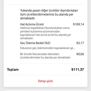 Vodafone Şebeke Sorunları Ve Fatura Haksız Bedel Talebi