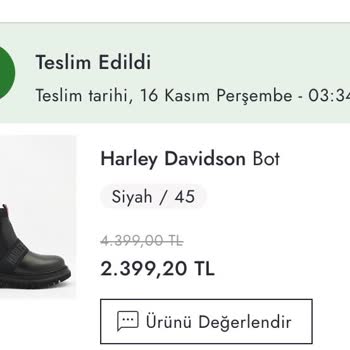 Boyner Harley Davidson Şikayeti