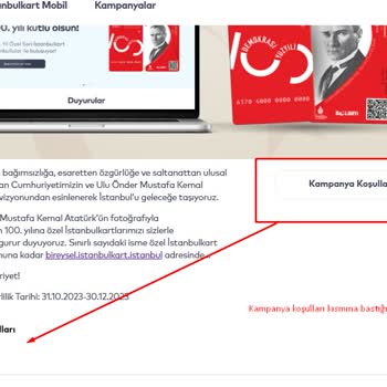 İstanbulkart Cumhuriyetimizin 100. Yılı Abonman Sorunu