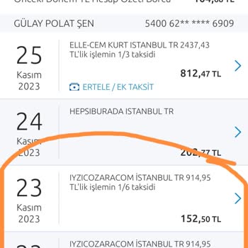 Zara Alışverişimde Mükerrer Çekim