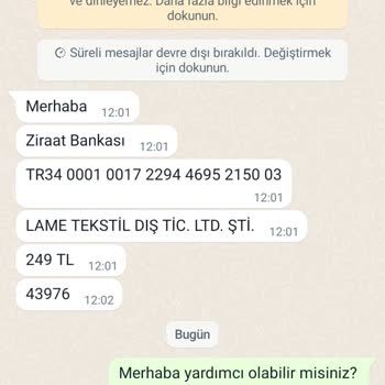 Lame Medikal Lame Forma Değişim İade Sorunu