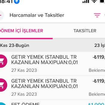 Getir Banka Kartında Tek Siparişte İki Kez Ödeme Aldı