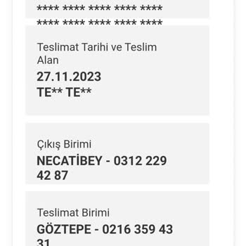 MNG Kargo Teslim Etmediği Pakete Teslim Edildi Mesajı