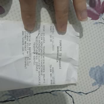 İş Bankası ATM Paramı Vermedi