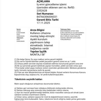 Hepsiburada Kırık TV Gönderdi Değişim Yapmıyor.