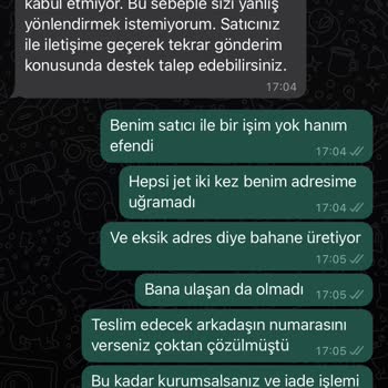 Hepsijet Kargo Sorumsuzluğu Ve Kargomu Teslim Etmemesi
