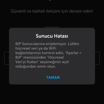 Turkcell BİP Giriş Yapamıyorum Yardim Edin