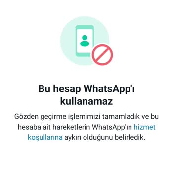 Boşu Boşuna Spam Yedim Ve WhatsApp Tarafından Engellendim