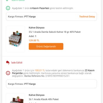 Trendyol Ürünü Teslim Etmeyip Kargo Ücretini Müşteriye Ödetiyorlar