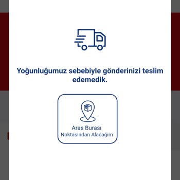 Aras Kargo Siparişi Vermeden Gitti