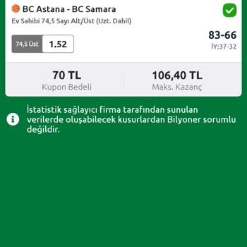 Bilyoner Kazandığım Kupon Paramı Yatırmadı