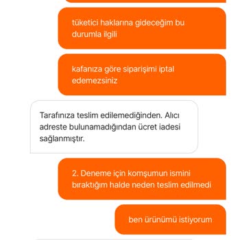 Hepsiburada Habersiz Sipariş İptali